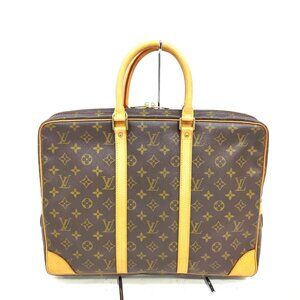 Authentic Louis Vuitton Porte Documents Voyage Monogram Hand Bag mn365-012426